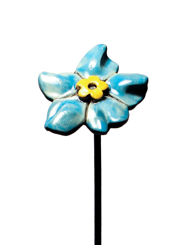 750x1000 Yellowstone National Park Lodges Forget Me Not Pottery Flower