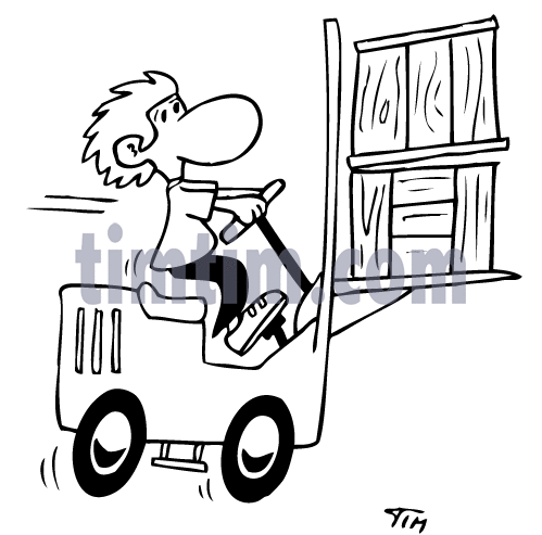499x493 Free Drawing Of Forklift Bw From The Category Business Computers