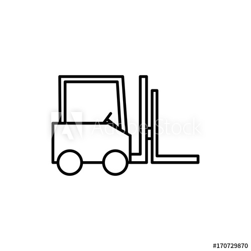 500x500 Forklift Icon