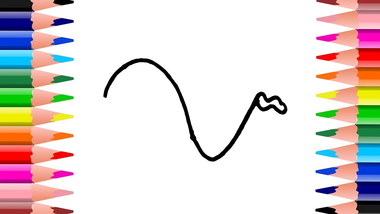 1280x720 Hindi How To Draw Elephant Form Number Easy Drawing Step