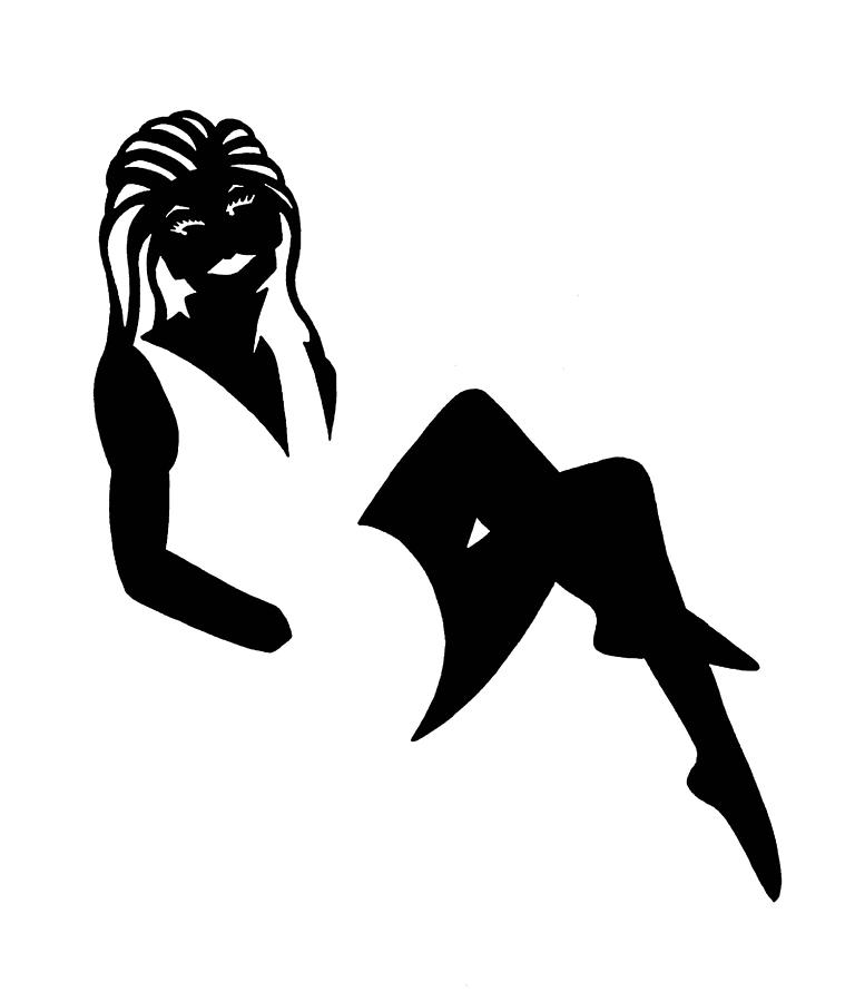 768x900 Lady Formal Drawing