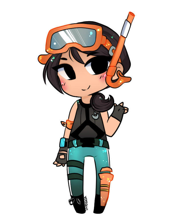 665x765 spent the down time drawing my favorite skin snorkel ops