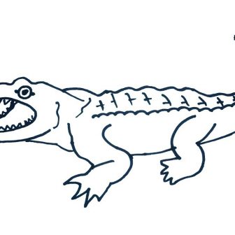 336x336 Cute Easy Dinosaur Drawing Video Head Fossil Realistic T Rex I
