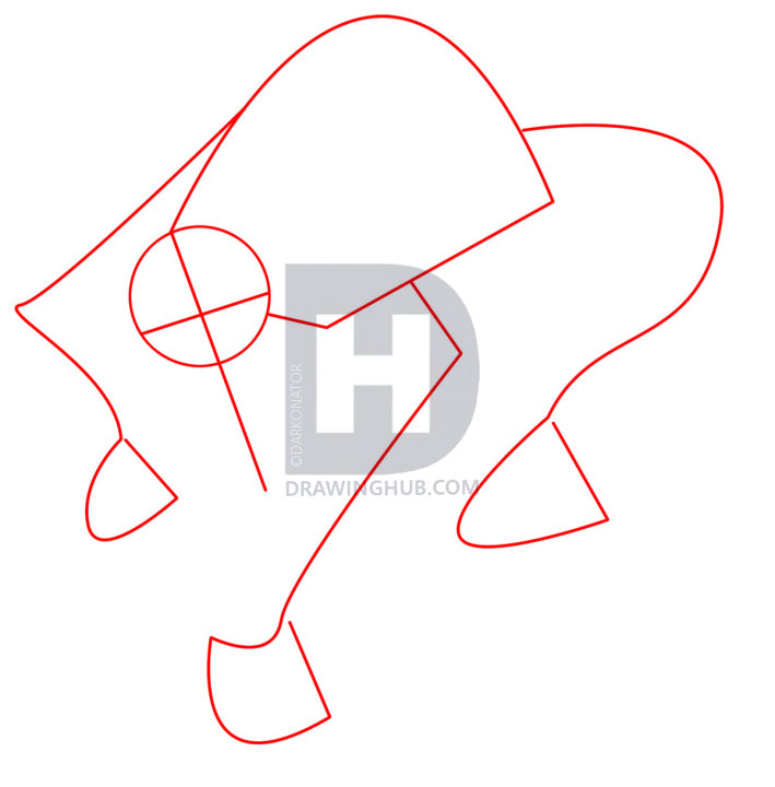 709x720 How To Draw A Beast, Step