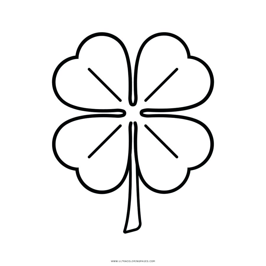 900x900 Four Leaf Clover Drawing Four Leaf Clover Drawing Listed In Saint