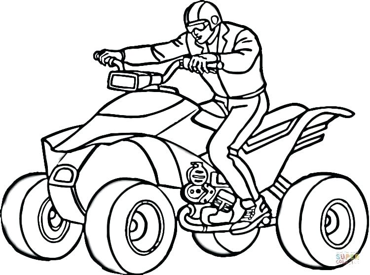 750x559 Four Wheeler Coloring Pages Four Wheeler Coloring Pages