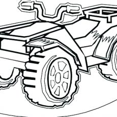 230x230 Smart Ideas Four Wheeler Coloring Pages Atv
