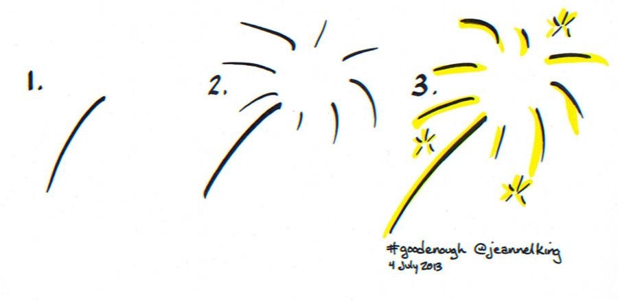 900x437 How To Draw A Good Enough Exploding Firework Or Sparkler