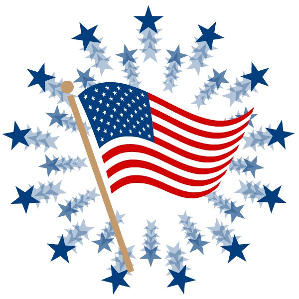 600x600 Of July Images Clipart Fourth Of July Clipart