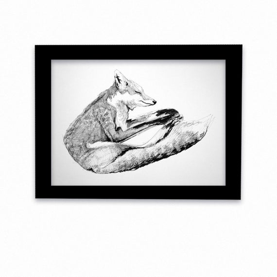 570x570 Items Similar To Original Ink Illustration Drawing Black