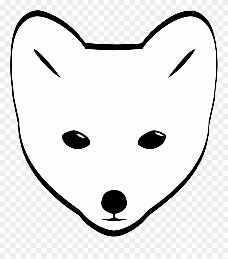 880x1002 Polar Fox Clipart Polar