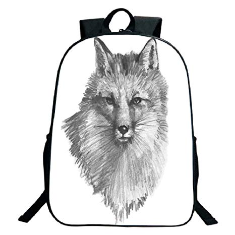 466x466 Pictures Print Design Black School Bag,backpacksfox