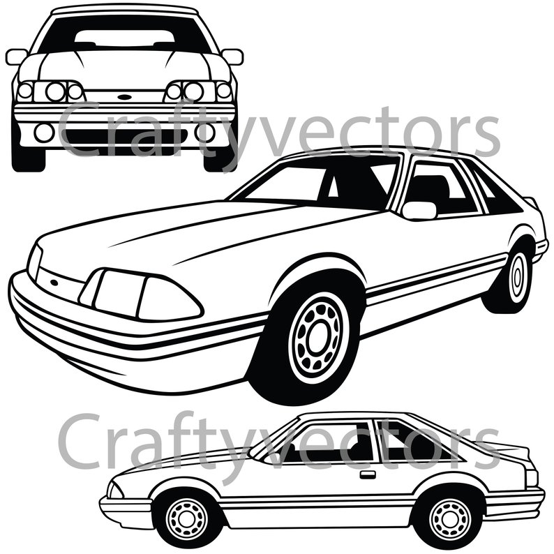 794x794 Ford Mustang Lx Etsy