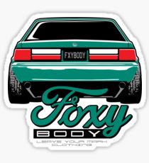 210x230 Fox Body Mustang Design Illustration Stickers Redbubble