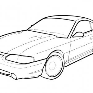 Fox Body Mustang Drawing | Free download on ClipArtMag