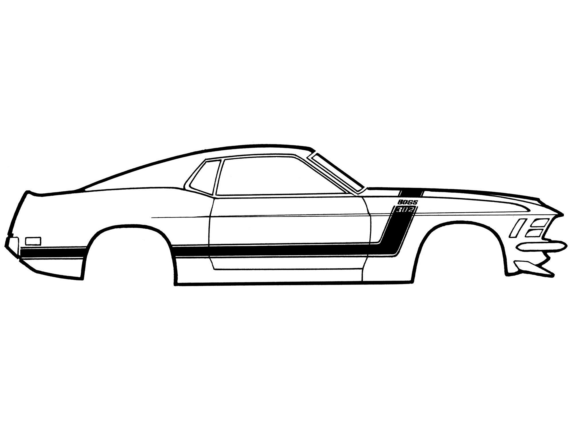 Fox Body Mustang Drawing | Free download on ClipArtMag