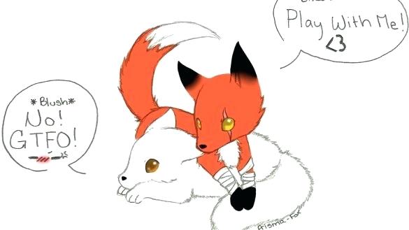 585x329 Foxes Drawings Fox Template Arctic Fox Drawing Tutorial