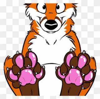 320x316 Paw Clipart Fox