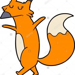 250x250 Cute Cartoon Fox Drawing Of A Red Easy Line Simple Carmi Chaelinn