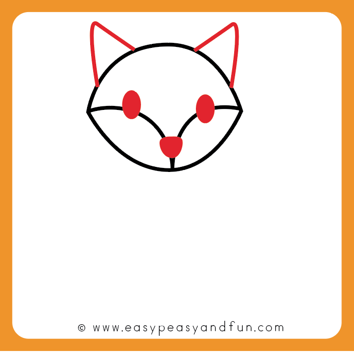 703x698 How To Draw A Fox