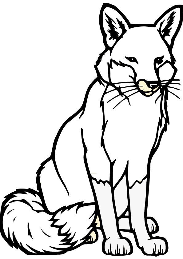 595x842 Fox Coloring Pages Animal Coloring Pages Fox Coloring