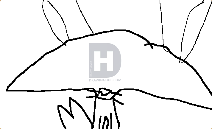 712x433 Fox Drawing For Kids, Step