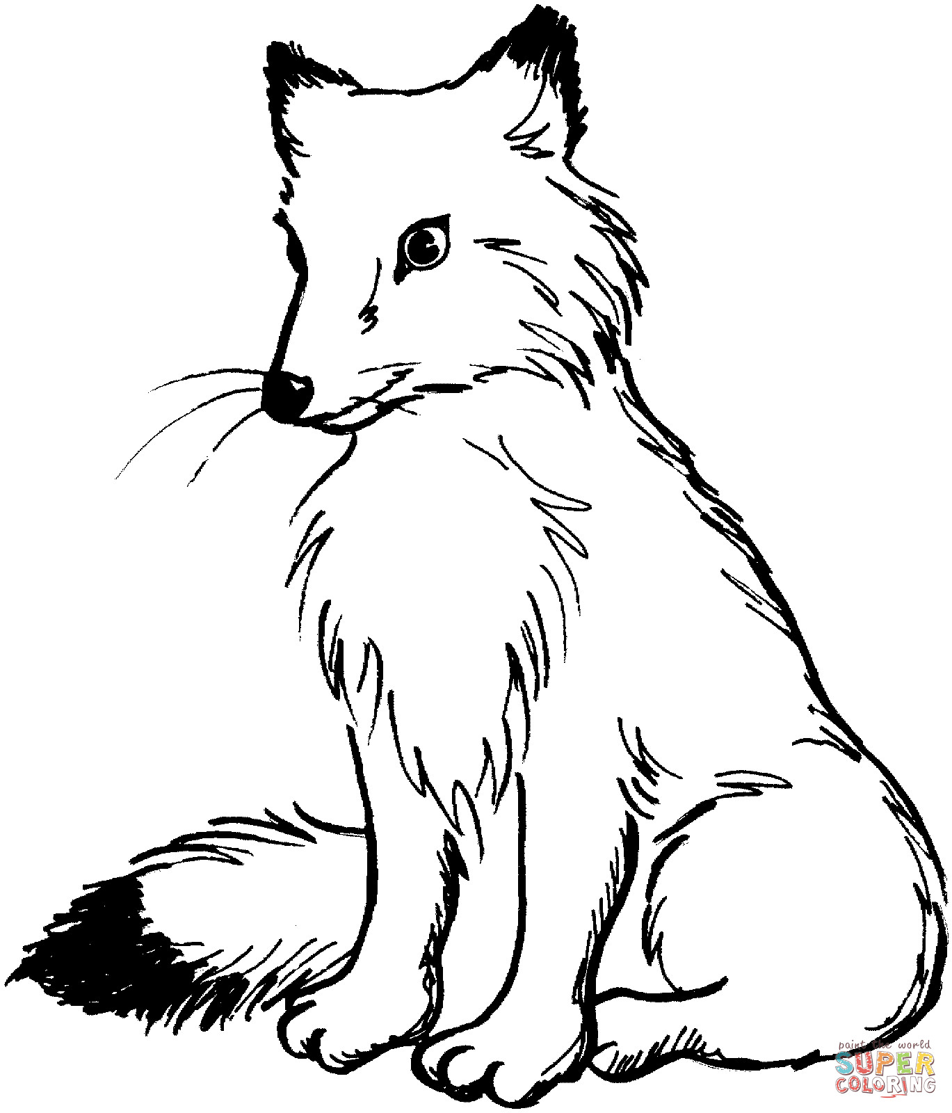 1369x1600 Fox Drawing Unique For Free Download