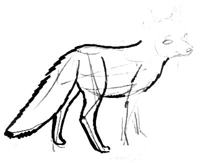 400x326 How To Draw A Fox Baby