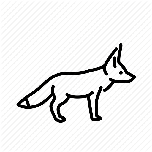 512x512 Mammal Drawing Fox Transparent Png Clipart Free Download