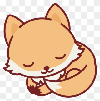 320x325 Sleeping Nerdy Fox