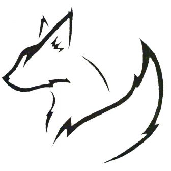 336x336 Simple Fox Line Drawing Of A Head Arctic I Fertility