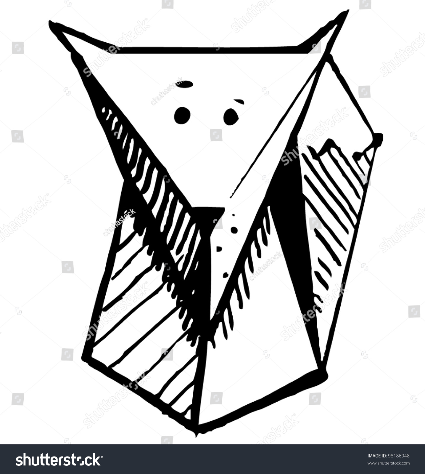 1436x1600 Cartoon Fox Line Drawing Red Of Face Step