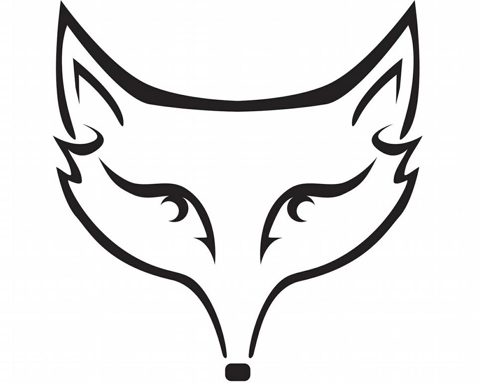 Fox Outline Drawing Free download on ClipArtMag