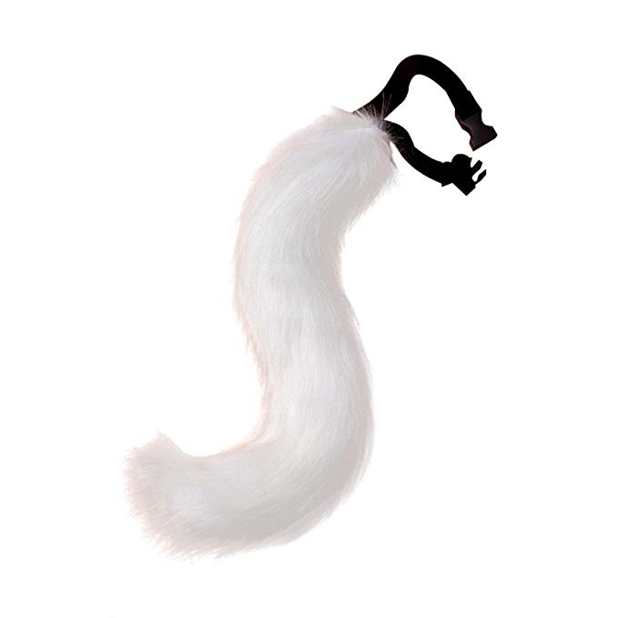 679x679 Swiduuk Halloween Faux Fur Fox Tail Cosplay Furry Wolf Dog