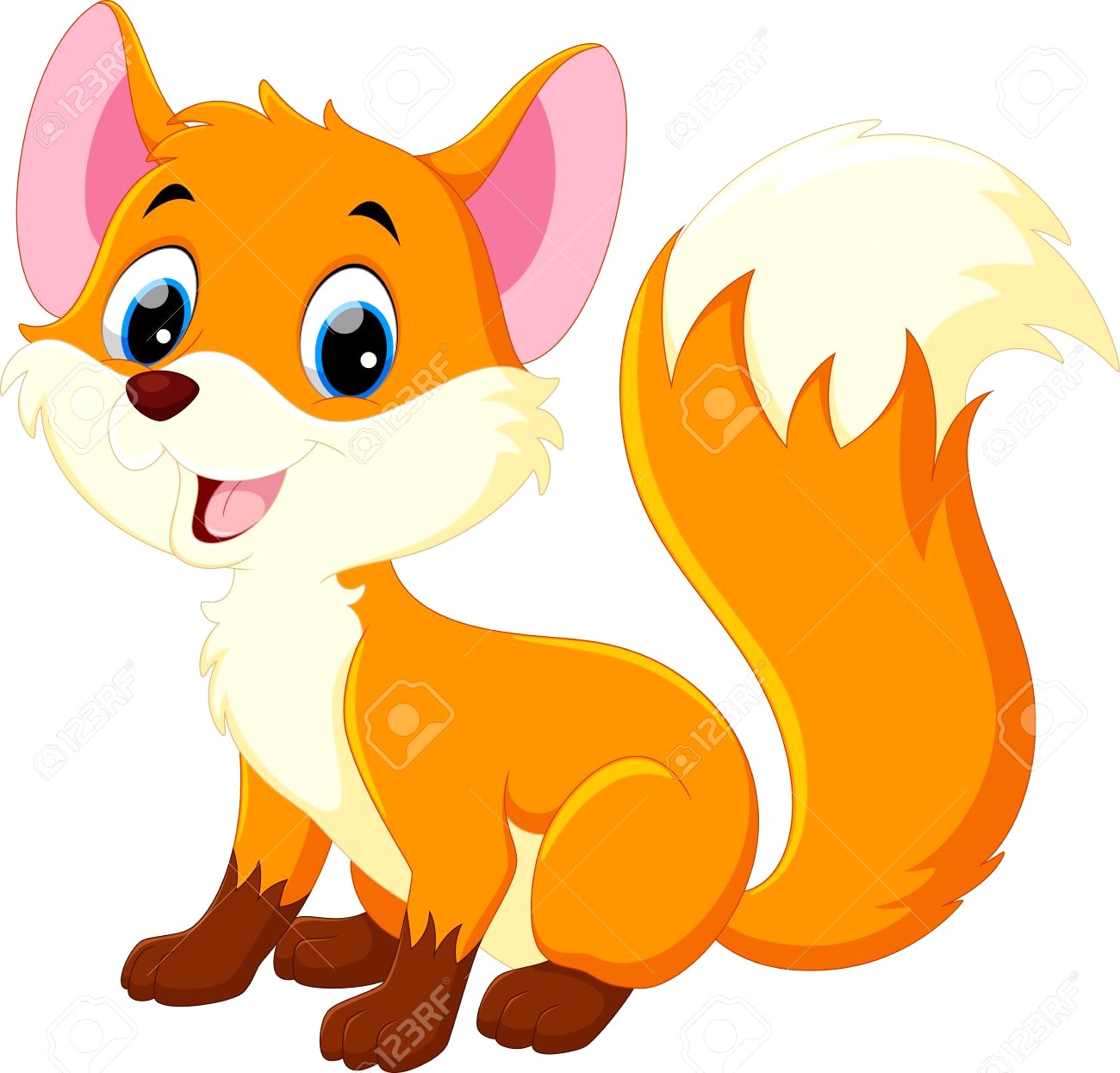 1300x1245 Cute Baby Fox Drawing Anime