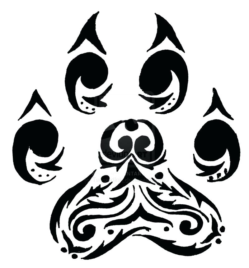 800x863 How To Draw A Panther Paw