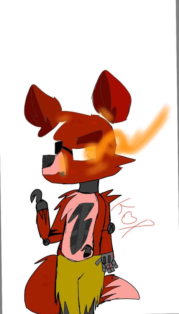 584x1024 Here Is A Very Good Drawing Of Foxy I Think Five Nights