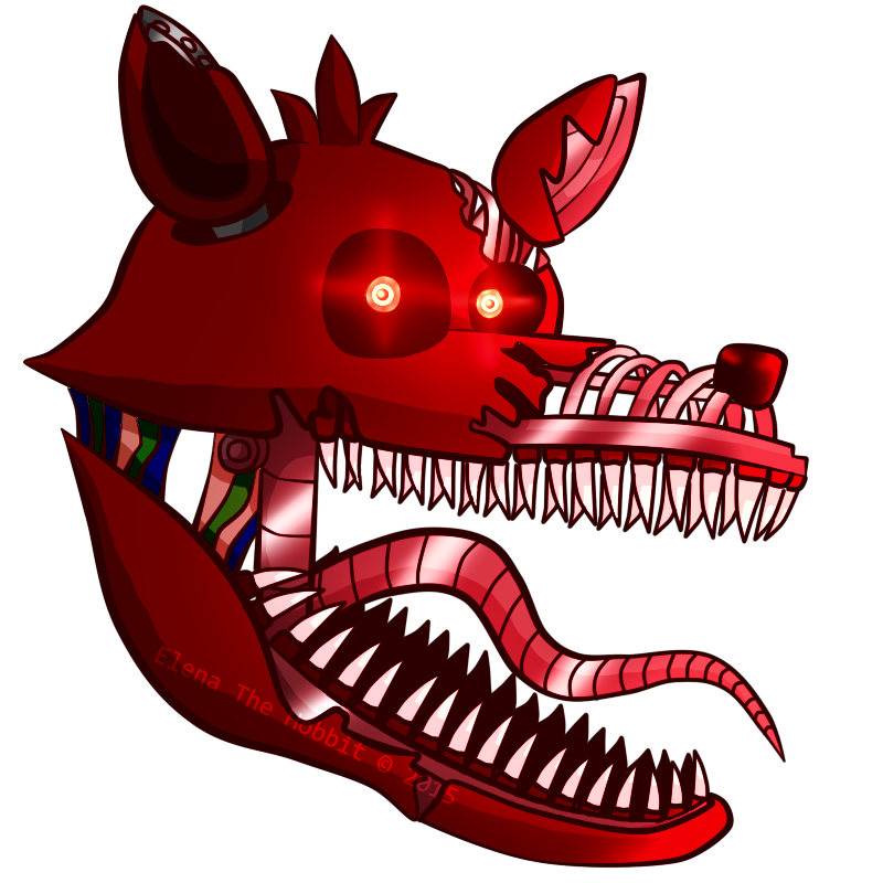 800x800 Nightmare Foxy Clipart