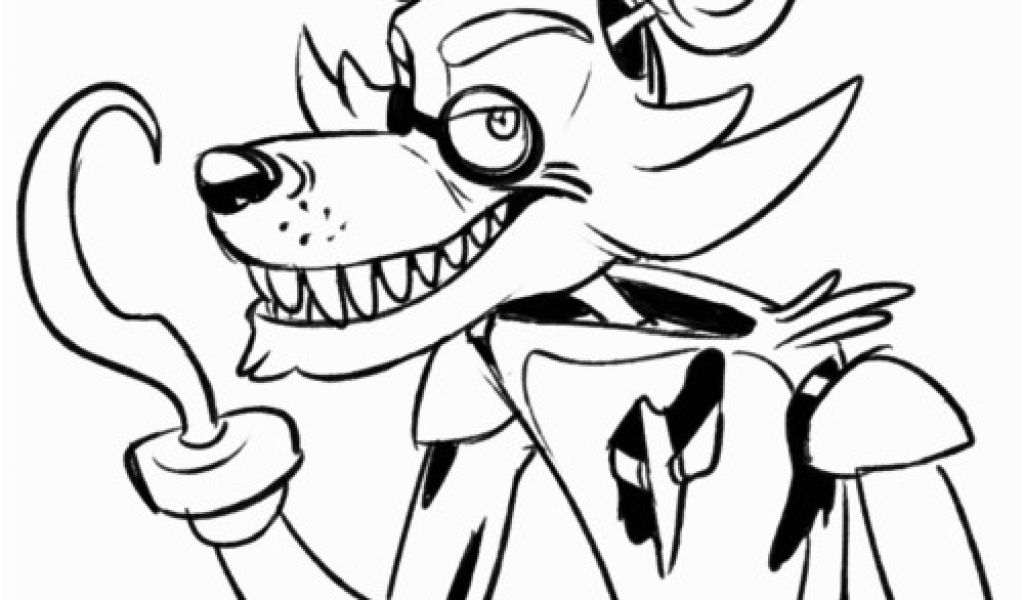 Funtime Foxy Coloring Pages.