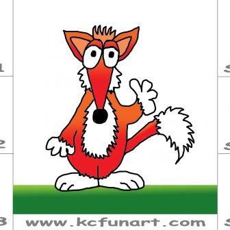 336x336 How To Draw A Cartoon Fox Cute And Easy Animated Foxy Fnaf Arctic
