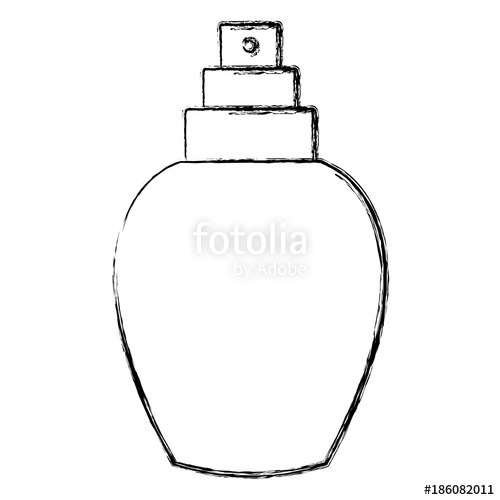 500x500 fragrance bottle isolated icon vector illustration graphic design