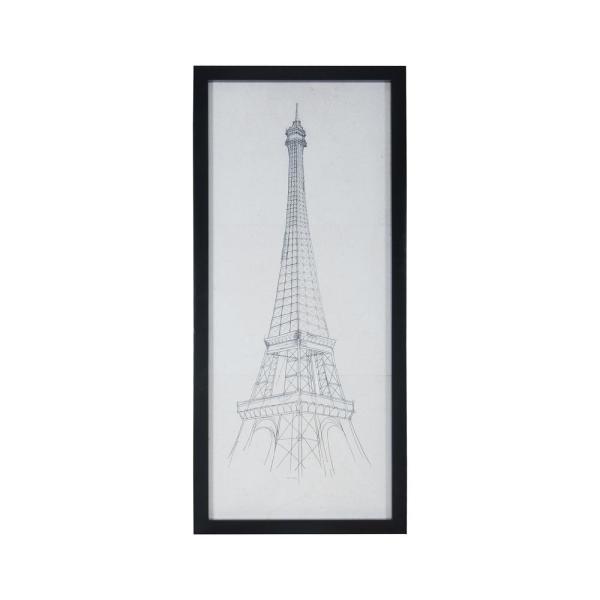 600x600 Titan Lighting In X In Eiffel Tower Hand Painted Framed