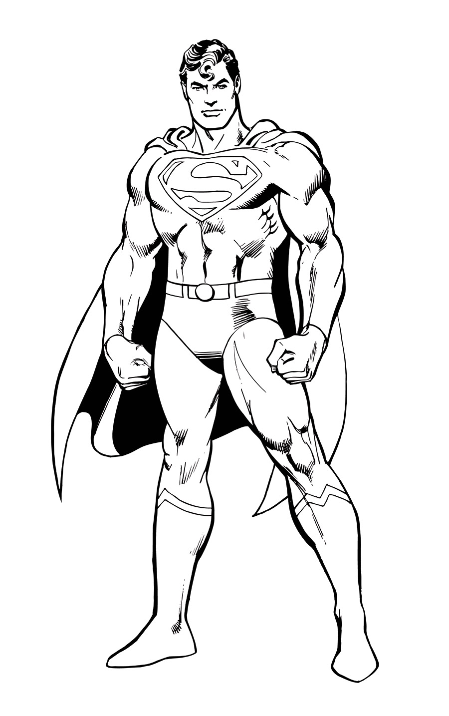 900x1434 Superman Model Sheet Pose