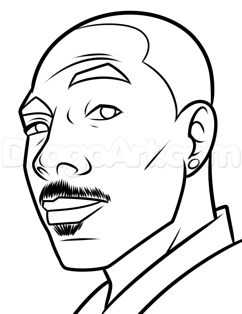 800x1040 Step Draw Eddie Murphy Easy
