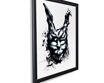 340x270 Frank Bunny Poster Etsy