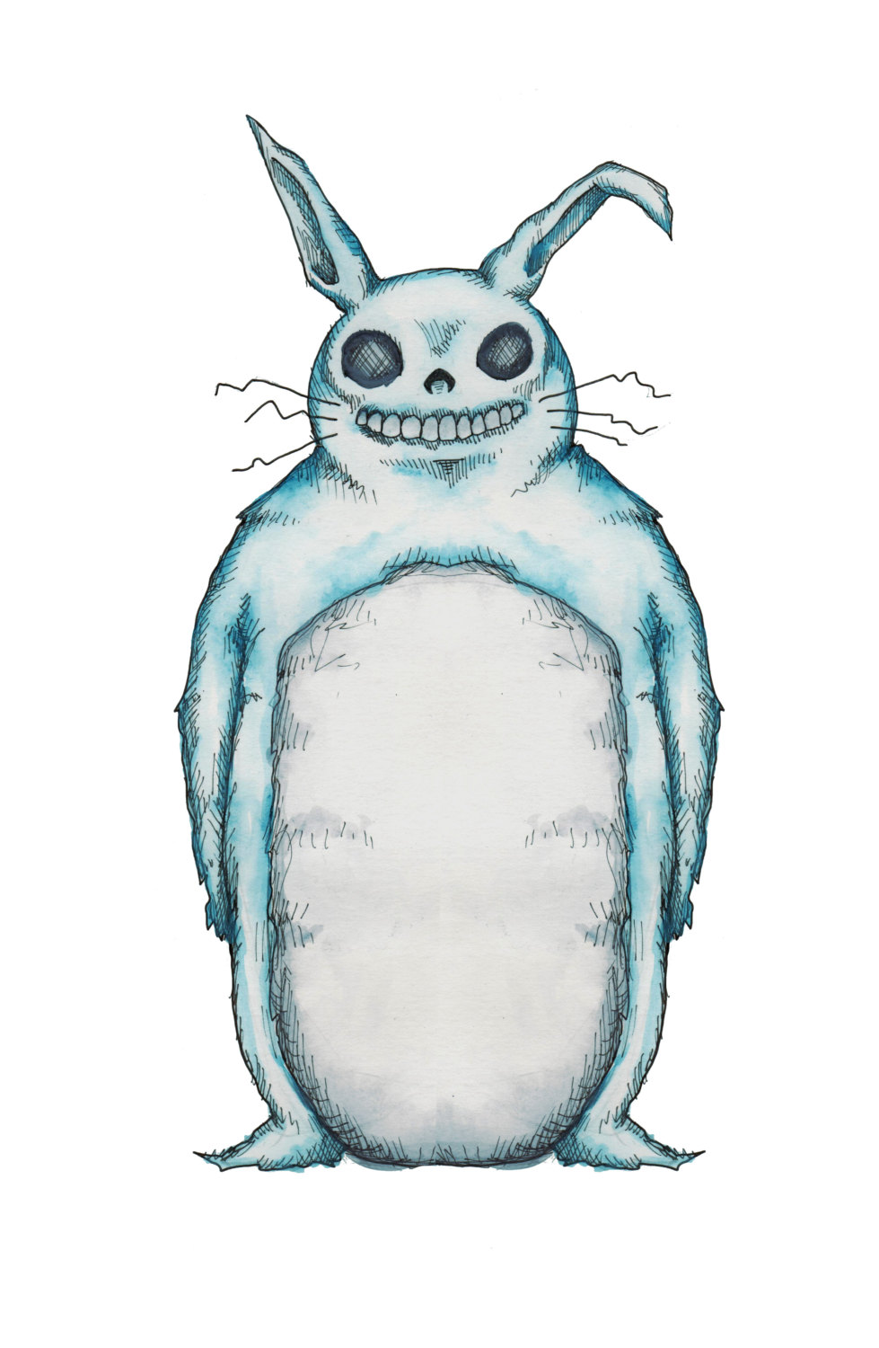 979x1500 My Neighbor Frank The Bunny Fine Art Print Etsy