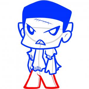 302x302 How To Draw How To Draw Frankenstein For Kids