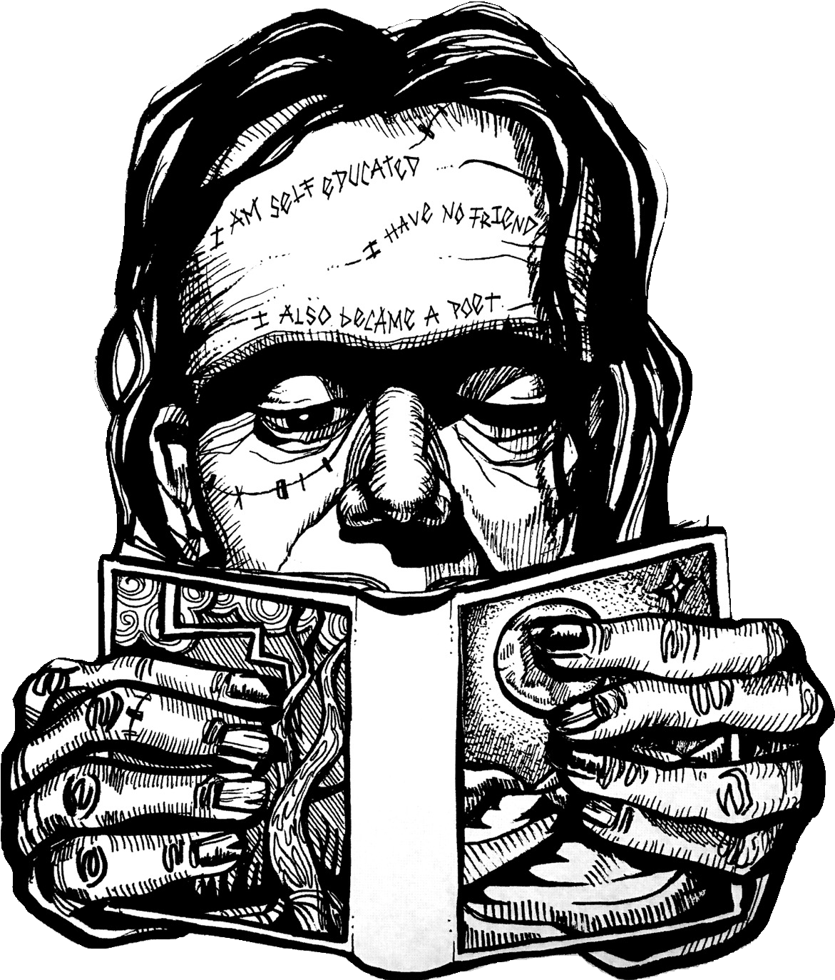 1171x1374 Stitches Vector Frankenstein Transparent Png Clipart Free