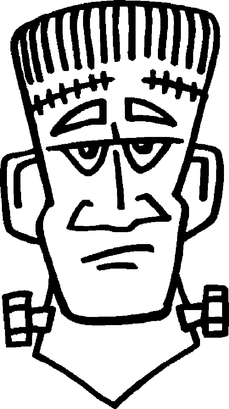 728x1302 Frankenstein Drawing Halloween For Free Download