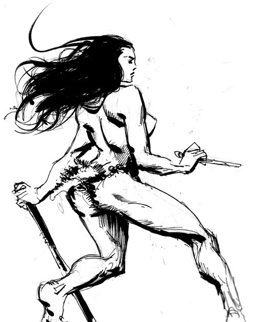 500x630 R I P Frank Frazetta Dave Stokes Sketch Blog